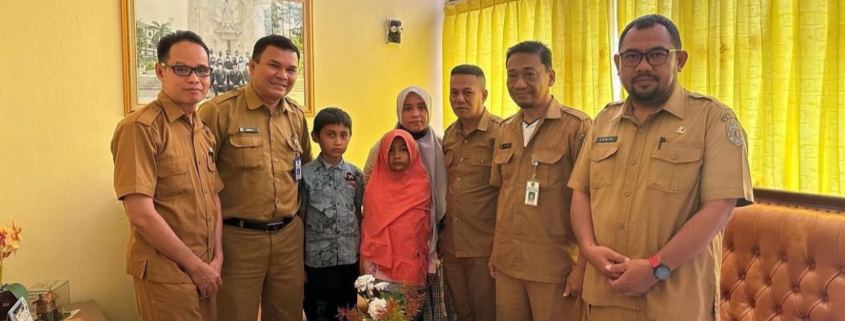 Penerimaan Anak Asuh dari Tanjung Redeb di UPTD PSAAH - Dinas Sosial Kaltim